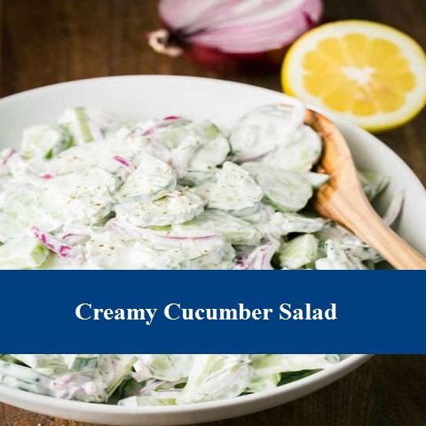 Creamy Cucumber Salad