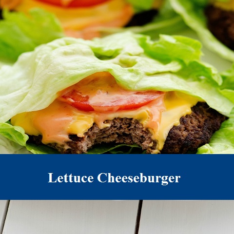 Lettuce Cheeseburger