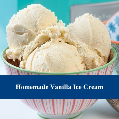 Homemade Vanilla Ice Cream