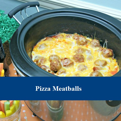 Meatball Pizza Bake