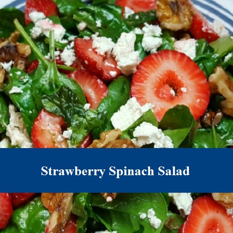 Strawberry Spinach Salad